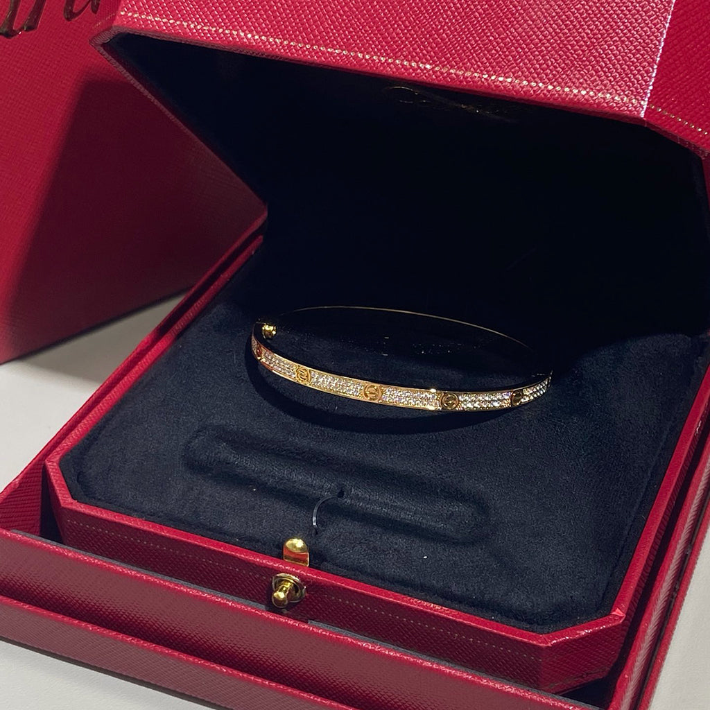 [ELAN LUXE]LOVE BRACELET 3.65MM DIAMOND-PAVED