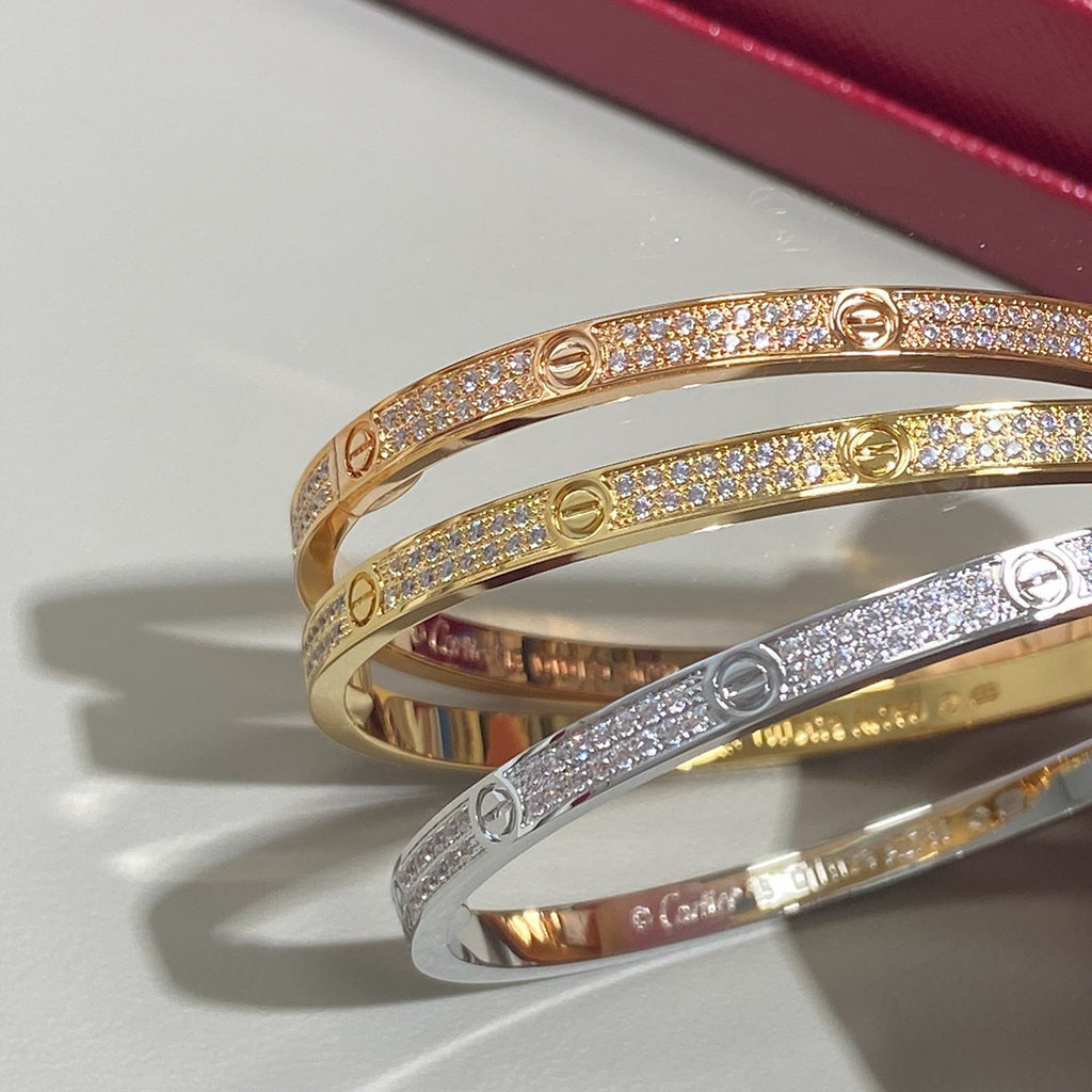 [ELAN LUXE]LOVE BRACELET 3.65MM DIAMOND-PAVED