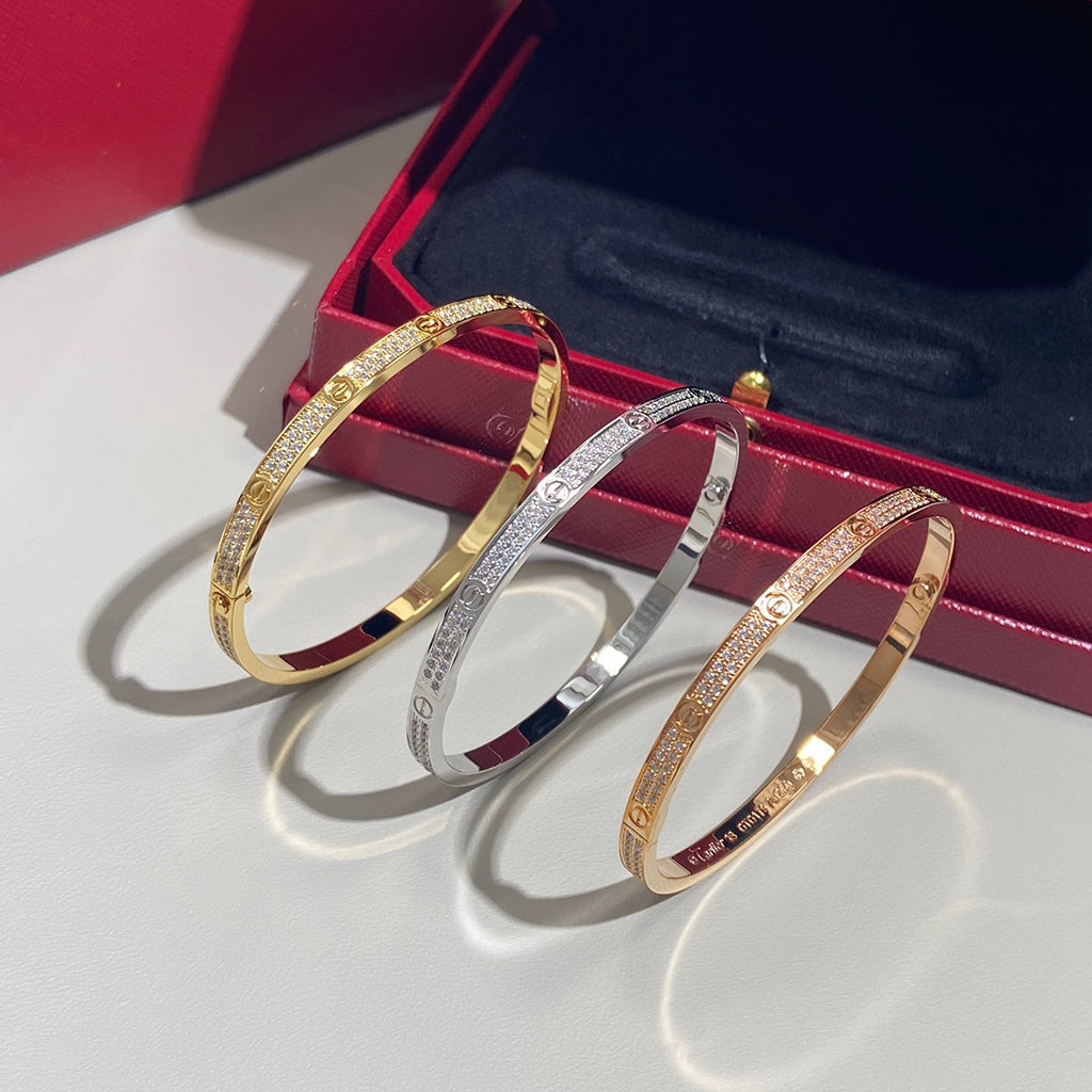 [ELAN LUXE]LOVE BRACELET 3.65MM DIAMOND-PAVED