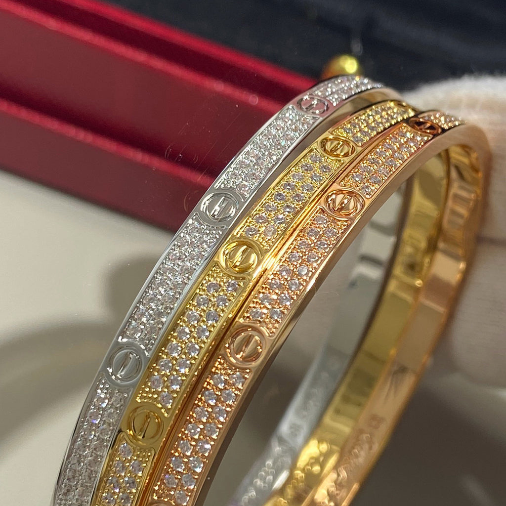 [ELAN LUXE]LOVE BRACELET 3.65MM DIAMOND-PAVED