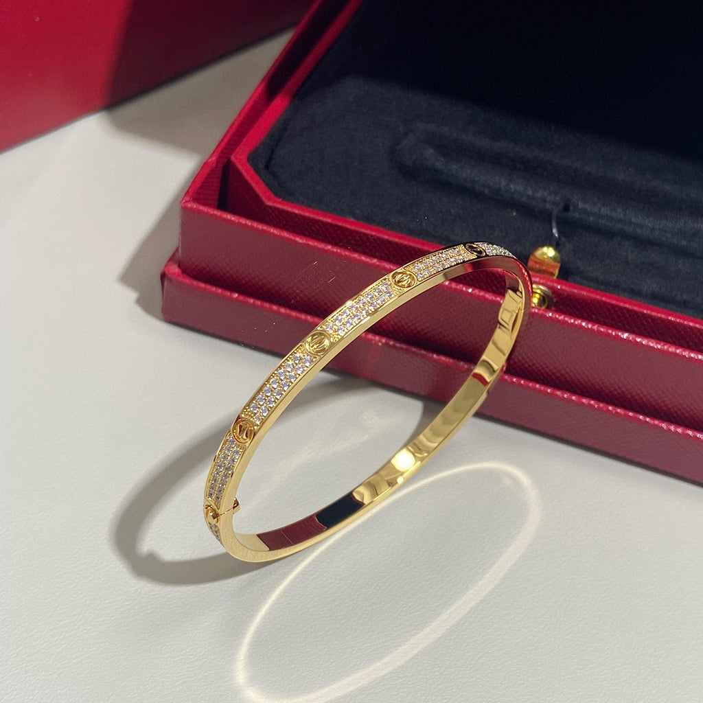 [ELAN LUXE]LOVE BRACELET 3.65MM DIAMOND-PAVED
