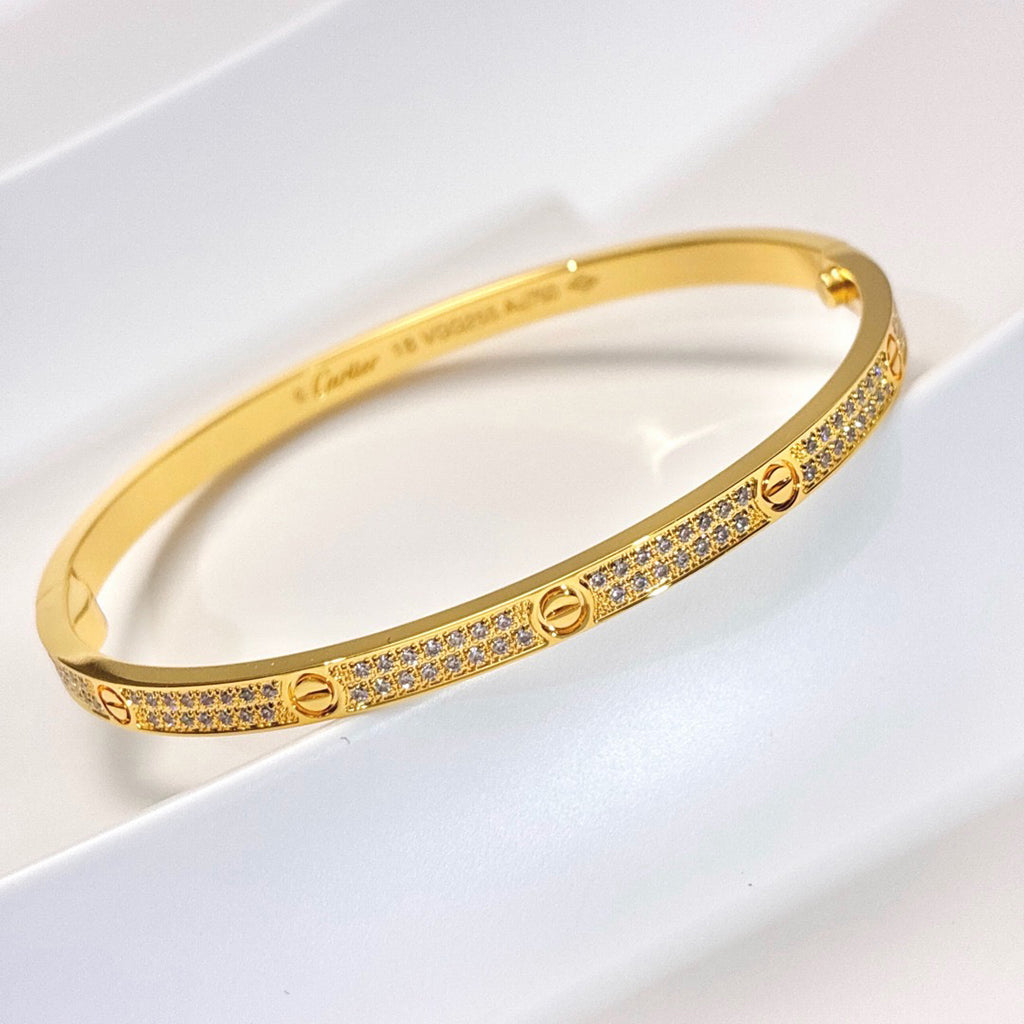 [ELAN LUXE]LOVE BRACELET 3.65MM DIAMOND-PAVED
