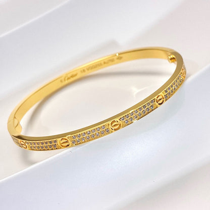 [ELAN LUXE]LOVE BRACELET 3.65MM DIAMOND-PAVED