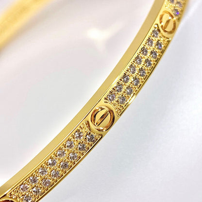 [ELAN LUXE]LOVE BRACELET 3.65MM DIAMOND-PAVED