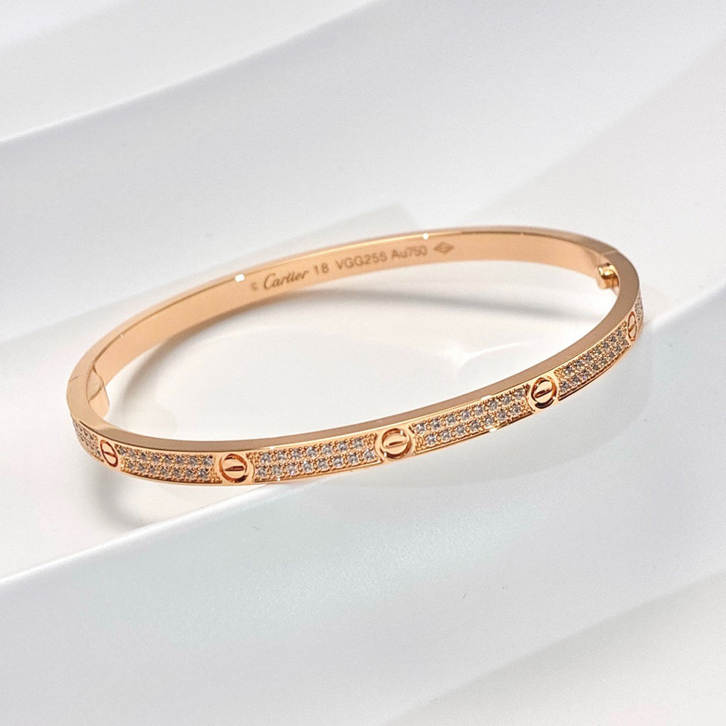[ELAN LUXE]LOVE BRACELET 3.65MM DIAMOND-PAVED