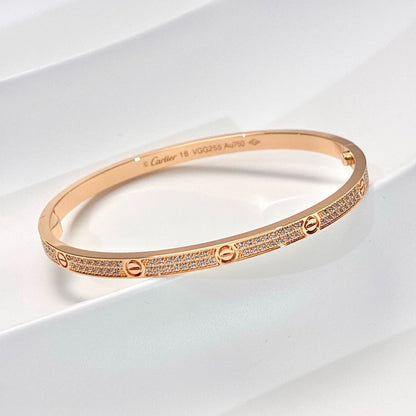 [ELAN LUXE]LOVE BRACELET 3.65MM DIAMOND-PAVED