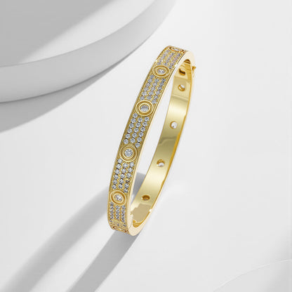 [ELAN LUXE]LOVE BRACELET 6.1MM DIAMOND-PAVED 10 BIG DIAMONDS