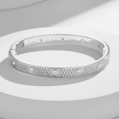 [ELAN LUXE]LOVE BRACELET 6.1MM DIAMOND-PAVED 10 BIG DIAMONDS