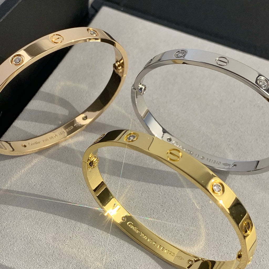 [ELAN LUXE]LOVE BRACELET 6.1MM 4 DIAMONDS