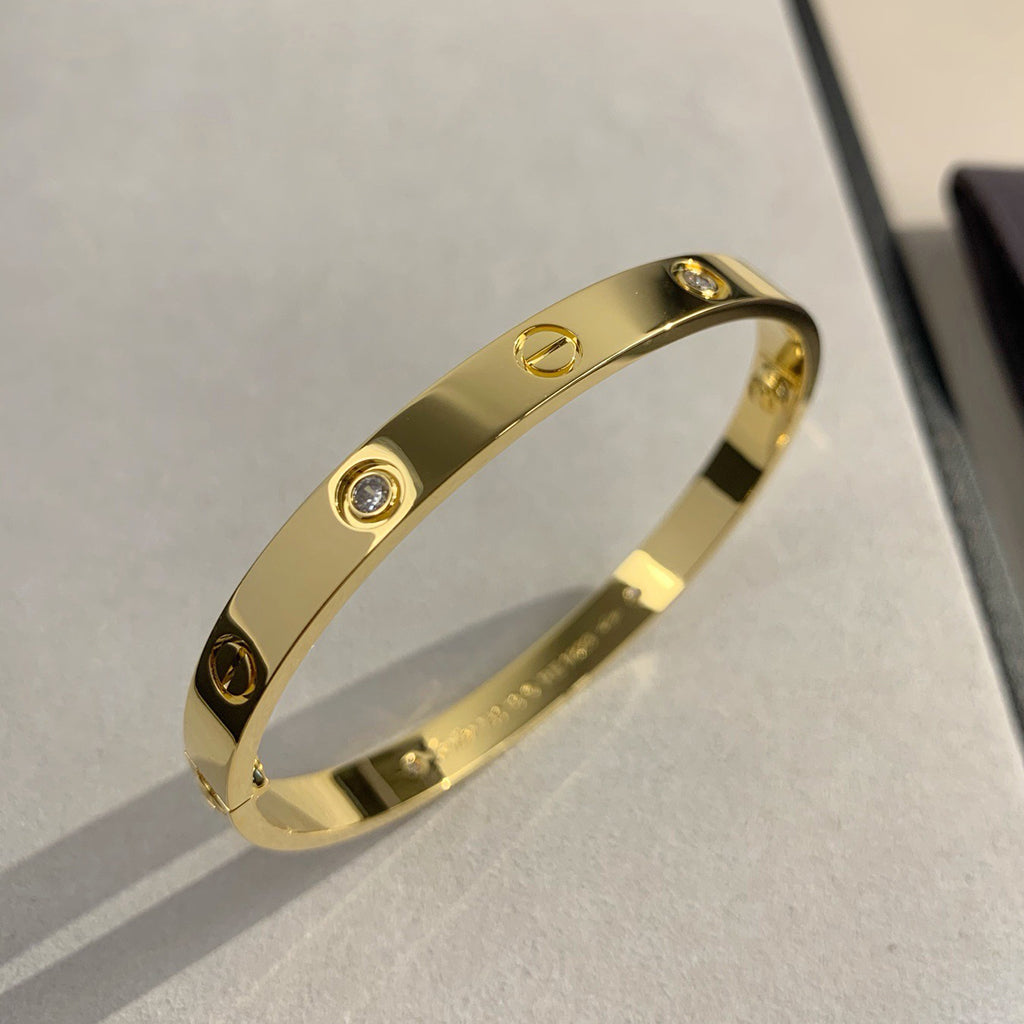 [ELAN LUXE]LOVE BRACELET 6.1MM 4 DIAMONDS