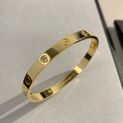 [ELAN LUXE]LOVE BRACELET 6.1MM 4 DIAMONDS