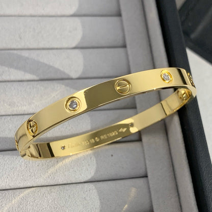 [ELAN LUXE]LOVE BRACELET 6.1MM 4 DIAMONDS