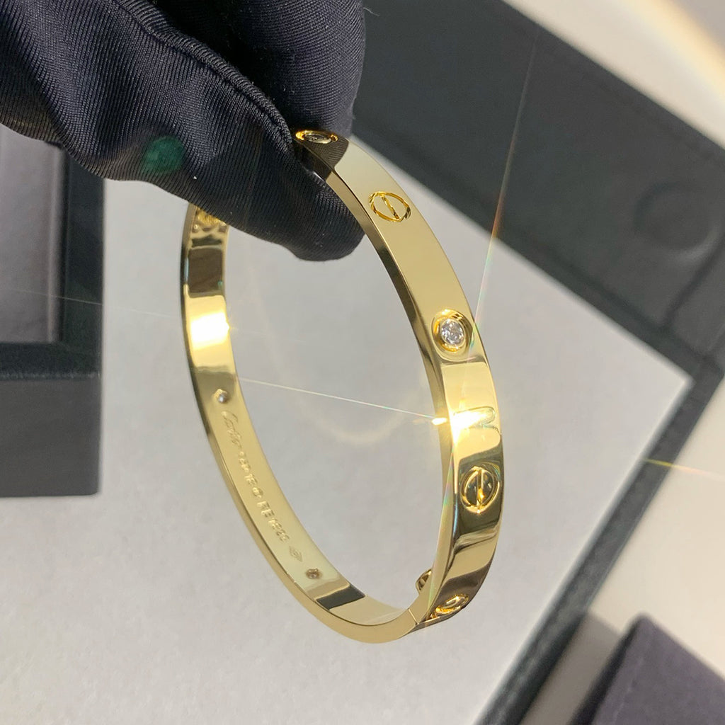 [ELAN LUXE]LOVE BRACELET 6.1MM 4 DIAMONDS