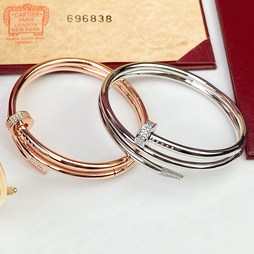 [ELAN LUXE]JUSTE BRACELET 3.5MM DOUBLE ROW DIAMOND