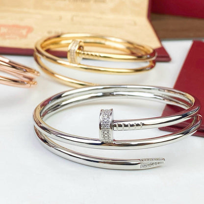 [ELAN LUXE]JUSTE BRACELET 3.5MM DOUBLE ROW DIAMOND