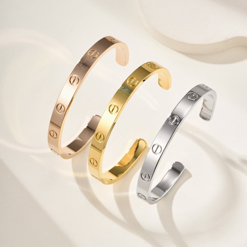 [ELAN LUXE]LOVE BRACELET 6.1MM OPEN CUFF
