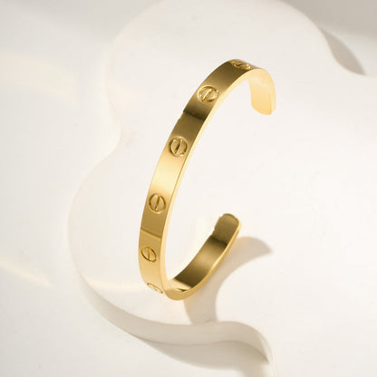 [ELAN LUXE]LOVE BRACELET 6.1MM OPEN CUFF
