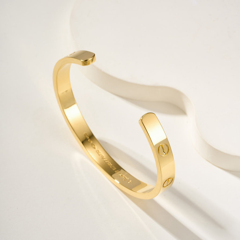 [ELAN LUXE]LOVE BRACELET 6.1MM OPEN CUFF