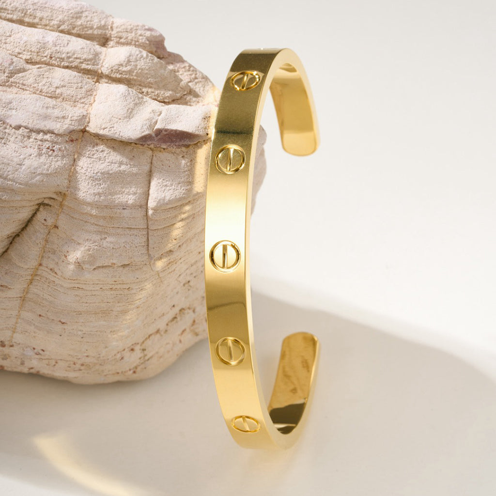 [ELAN LUXE]LOVE BRACELET 6.1MM OPEN CUFF