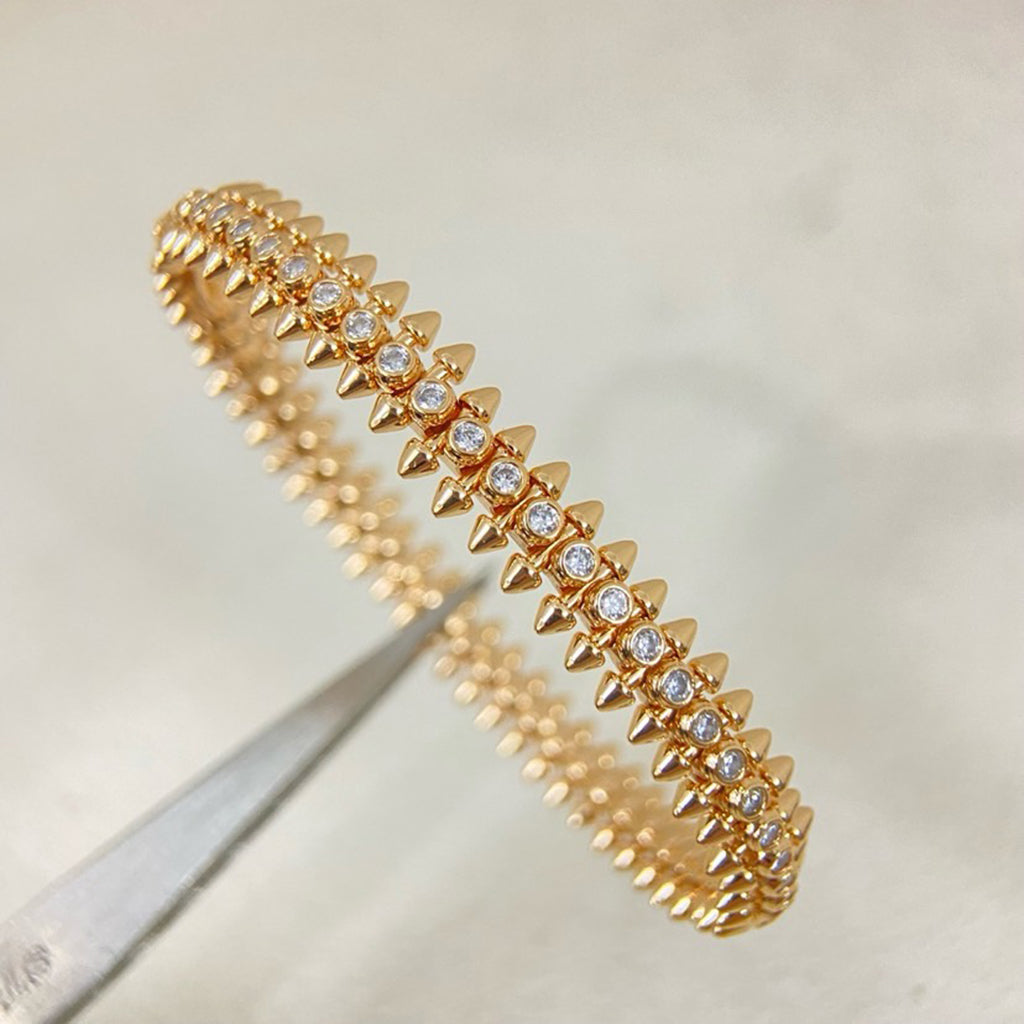 [ELAN LUXE]CLASH  BRACELET 8MM DIAMONDS