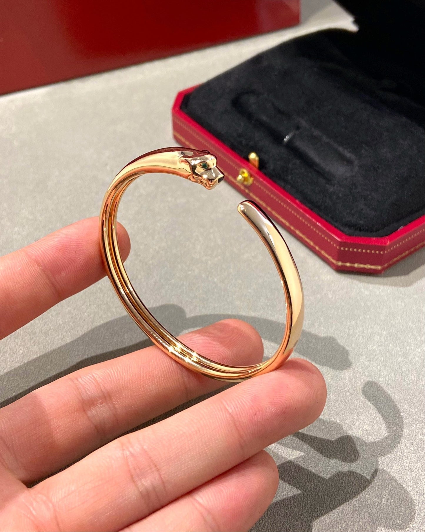 [ELAN LUXE]PANTHERE OPEN BRACELET