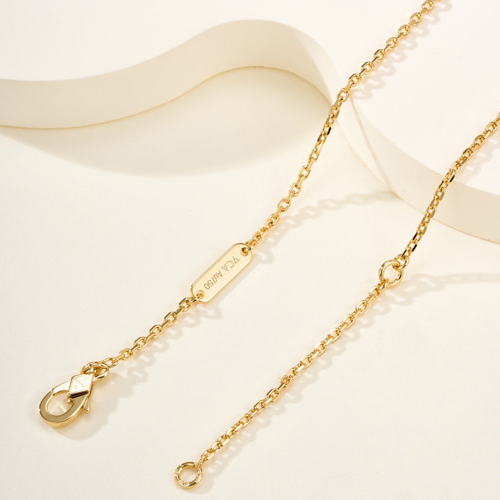 [ELAN LUXE]FLOWERLACE NECKLACE 5 DIAMONDS