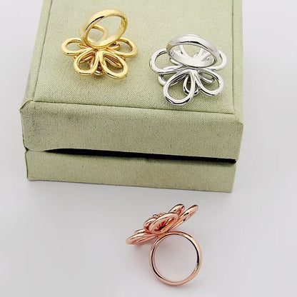 [ELAN LUXE] FLOWERLACE RING 5 DIAMONDS