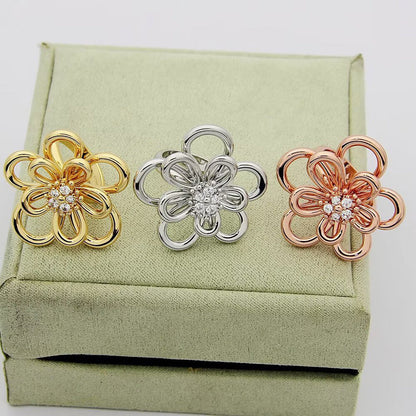 [ELAN LUXE] FLOWERLACE RING 5 DIAMONDS