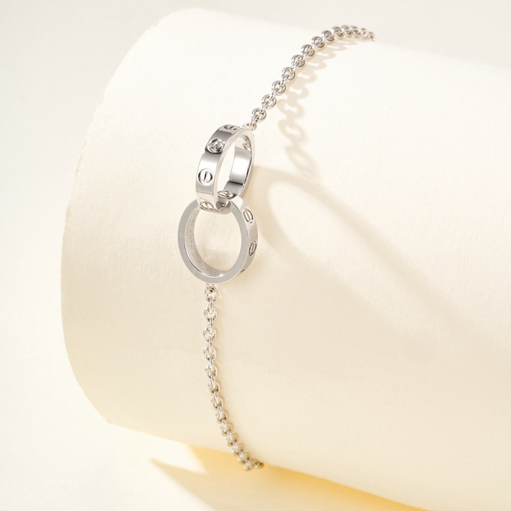 [ELAN LUXE]LOVE BRACELET DOUBLE RING