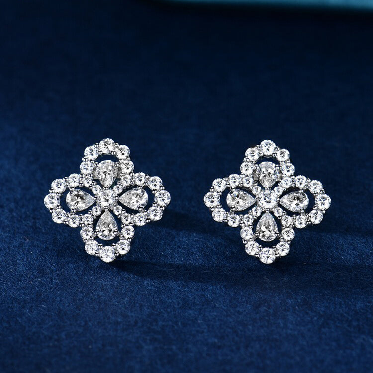 [ELAN LUXE]LOOP EARRINGS FULL MOTIF DIAMOND 16MM