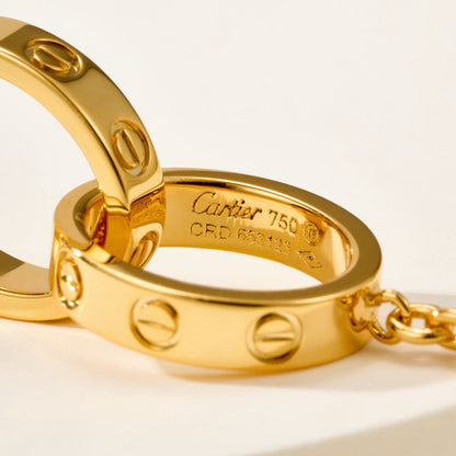 [ELAN LUXE]LOVE BRACELET DOUBLE RING