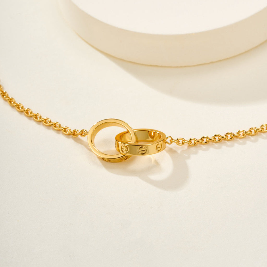 [ELAN LUXE]LOVE BRACELET DOUBLE RING