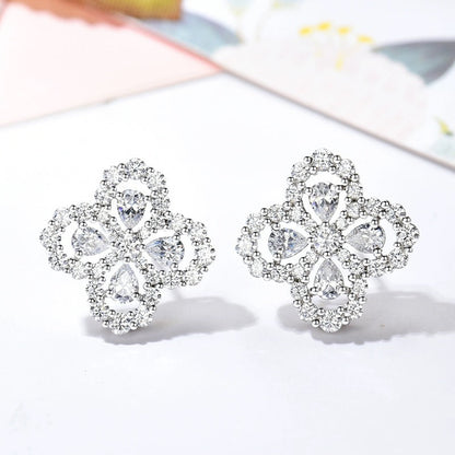 [ELAN LUXE]LOOP EARRINGS FULL MOTIF DIAMOND 16MM