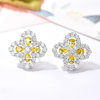 [ELAN LUXE]LOOP EARRINGS FULL MOTIF DIAMOND 16MM