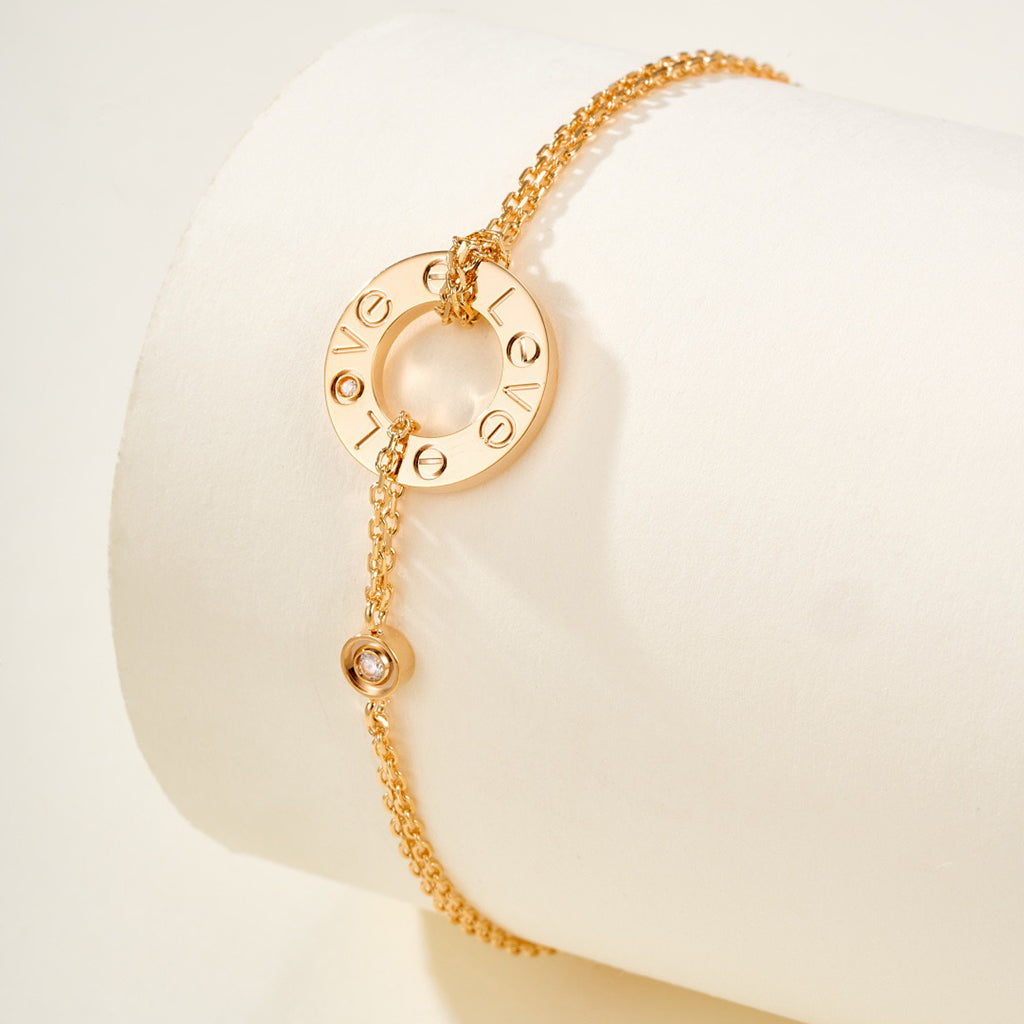 [ELAN LUXE]LOVE BRACELET 2 DIAMOND