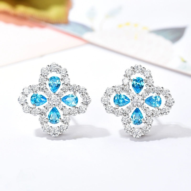 [ELAN LUXE]LOOP EARRINGS FULL MOTIF DIAMOND 16MM