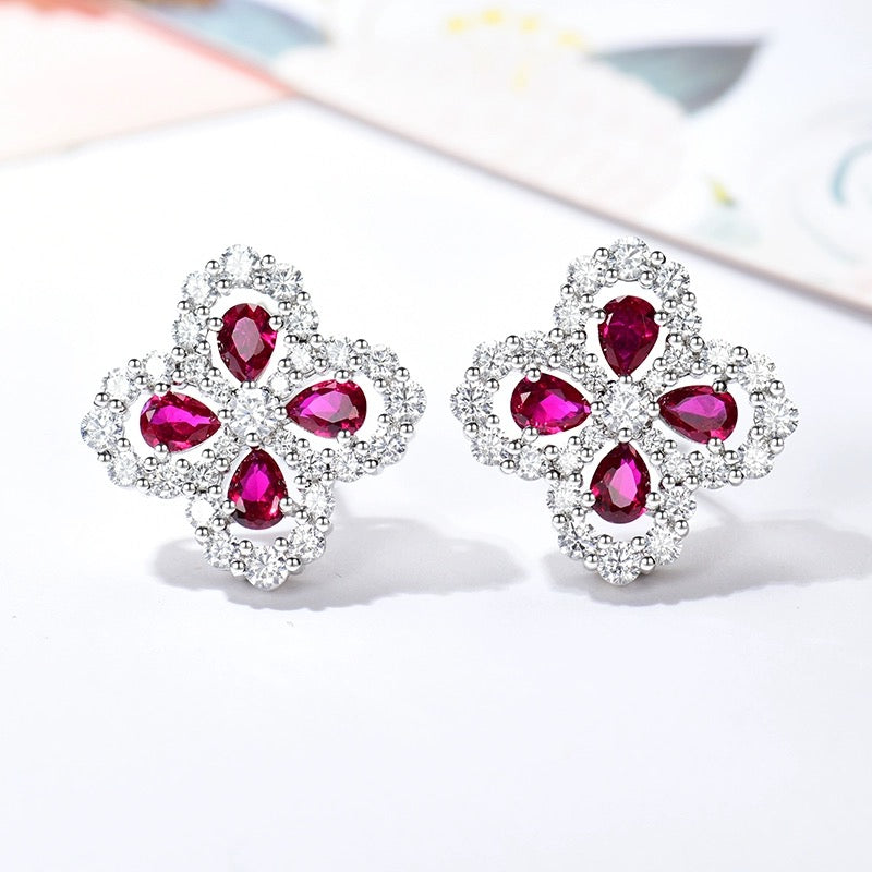 [ELAN LUXE]LOOP EARRINGS FULL MOTIF DIAMOND 16MM