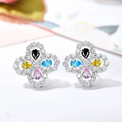 [ELAN LUXE]LOOP EARRINGS FULL MOTIF DIAMOND 16MM