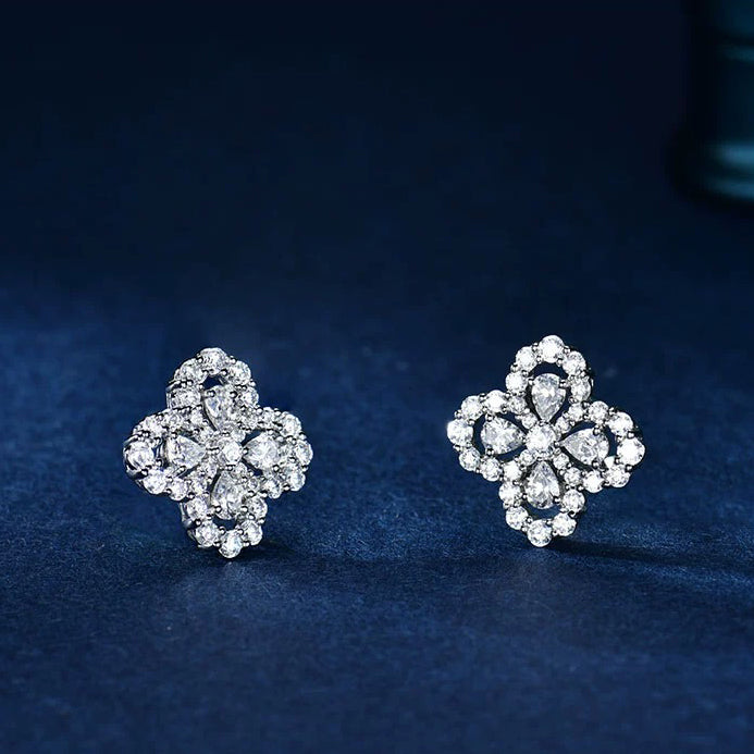 [ELAN LUXE]LOOP EARRINGS FULL MOTIF DIAMOND 16MM