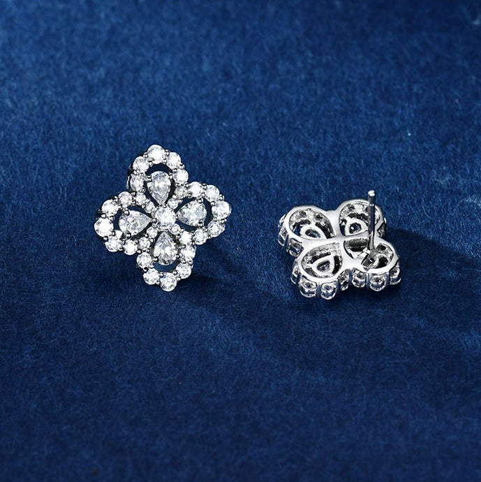 [ELAN LUXE]LOOP EARRINGS FULL MOTIF DIAMOND 16MM