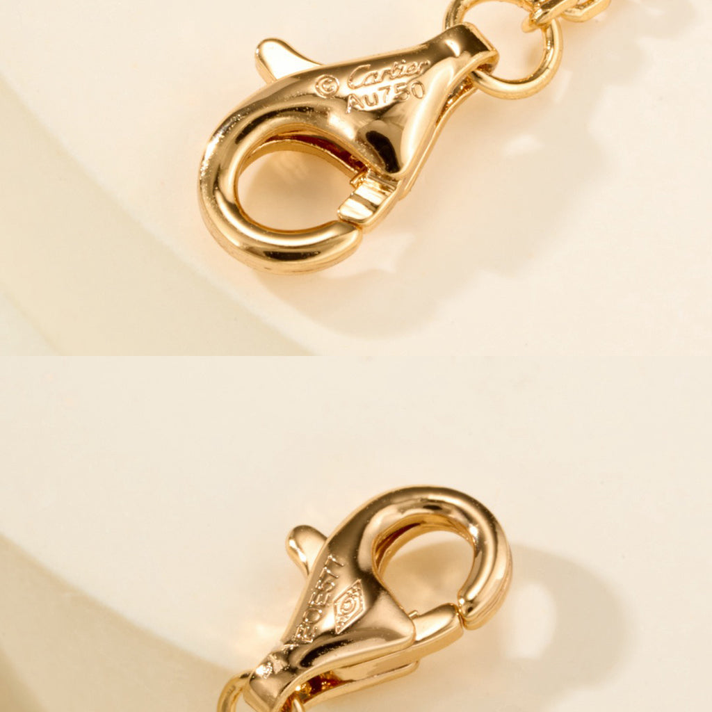 [ELAN LUXE]LOVE DOUBLE RING FULL DIAMOND BRACELET