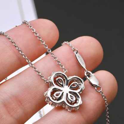 [ELAN LUXE]LOOP NECKLACE FULL MOTIF DIAMOND 16MM MULTIPLE COLORS