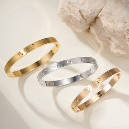 [ELAN LUXE]LOVE BRACELET 6.1MM BRUSHED