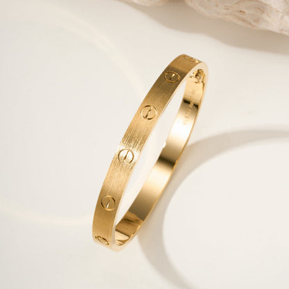 [ELAN LUXE]LOVE BRACELET 6.1MM BRUSHED