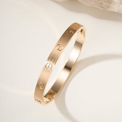 [ELAN LUXE]LOVE BRACELET 6.1MM BRUSHED