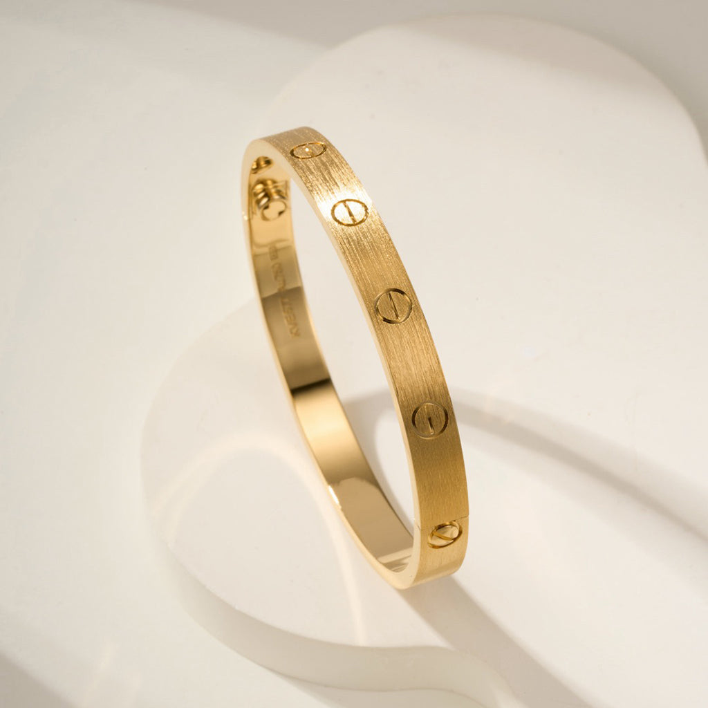 [ELAN LUXE]LOVE BRACELET 6.1MM BRUSHED