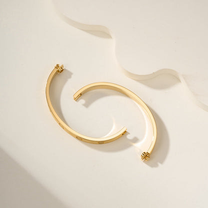 [ELAN LUXE]LOVE BRACELET 6.1MM BRUSHED