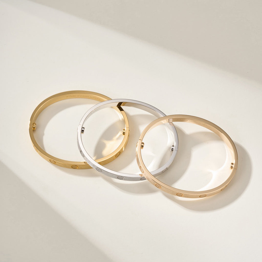 [ELAN LUXE]LOVE BRACELET 6.1MM BRUSHED