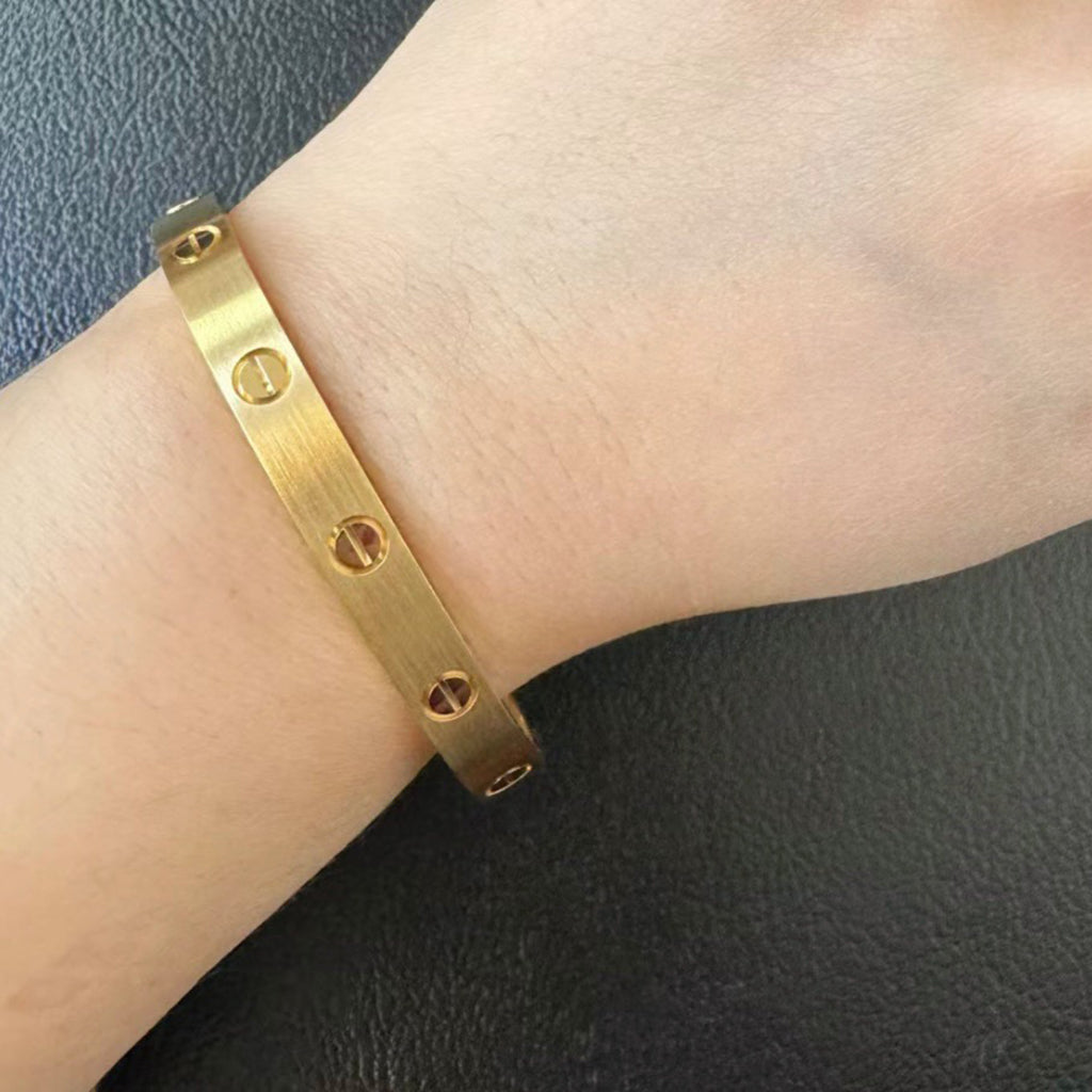 [ELAN LUXE]LOVE BRACELET 6.1MM BRUSHED