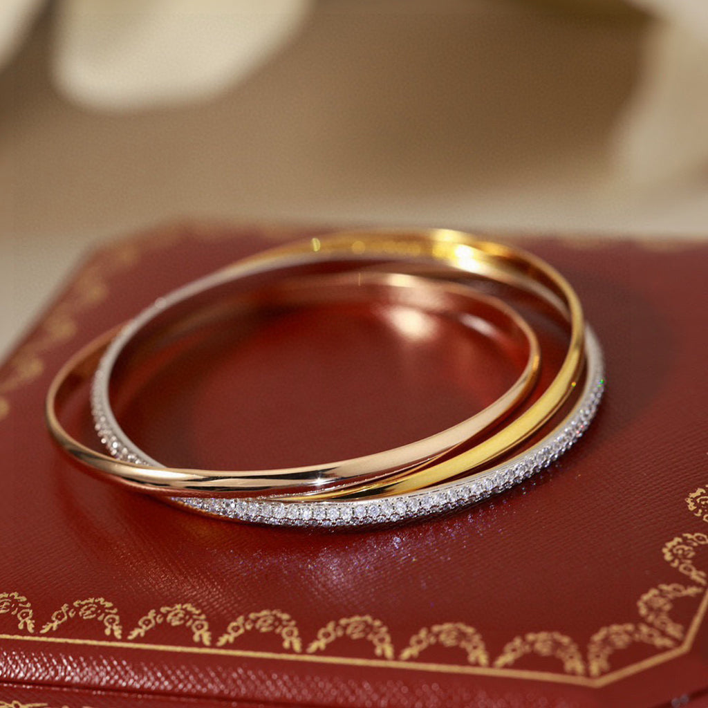[ELAN LUXE]TRINITY 2.8MM SMALL BRACELET